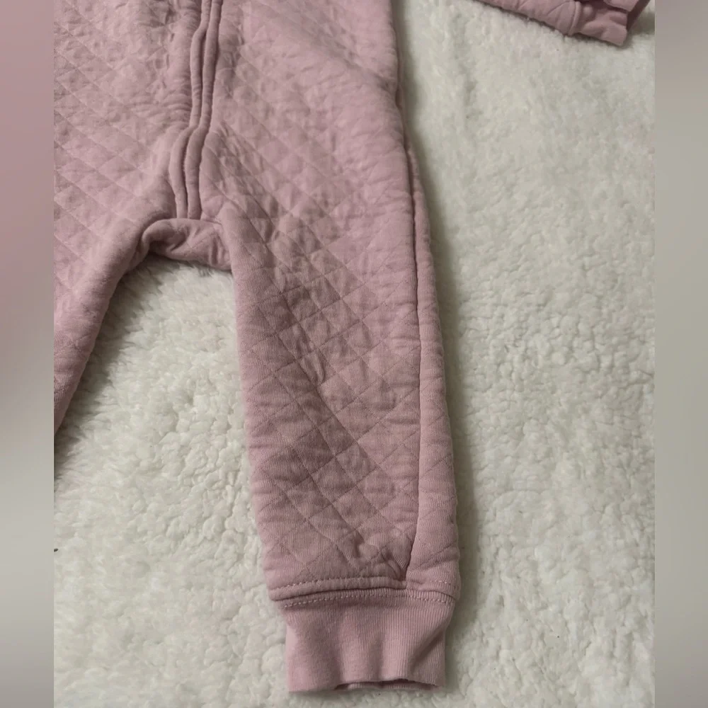 Carter’s Quilted Pink Hooded One-Piece Romper